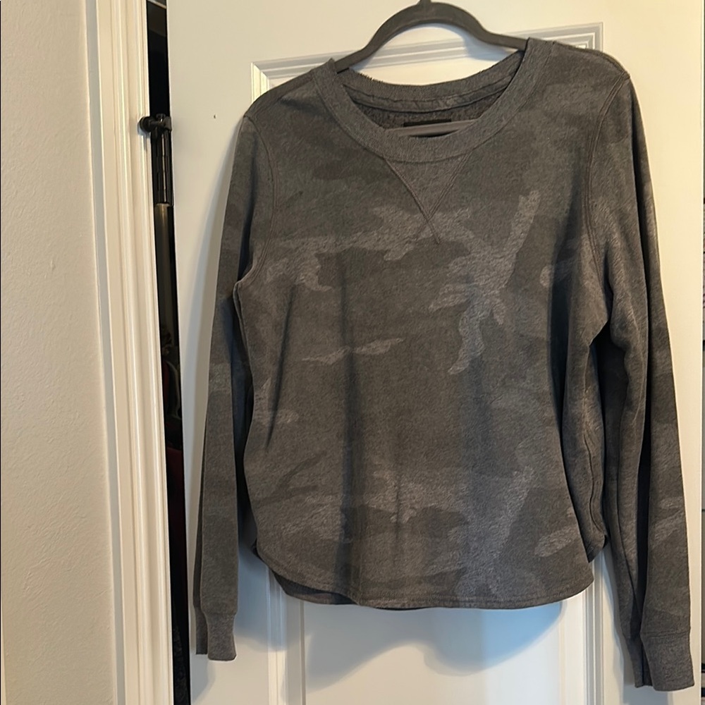 Gray Camo Women's Top